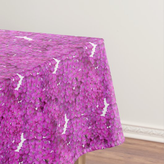 Nappe Modèle floral pourpre (In Situ)