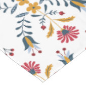 Nappe modèle floral scandinave (Angle)