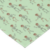 Nappe Modèle Halloween De Skeletons De Danse (Angle)