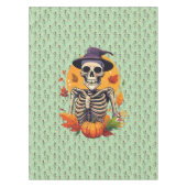 Nappe Modèle Halloween De Skeletons De Danse (Devant)