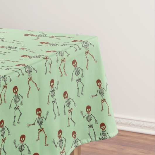Nappe Modèle Halloween De Skeletons De Danse (In Situ)