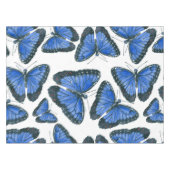 Nappe Modèle motif de papillon bleu morpho (Devant (Horizontal))