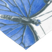 Nappe Modèle motif de papillon bleu morpho (Angle)