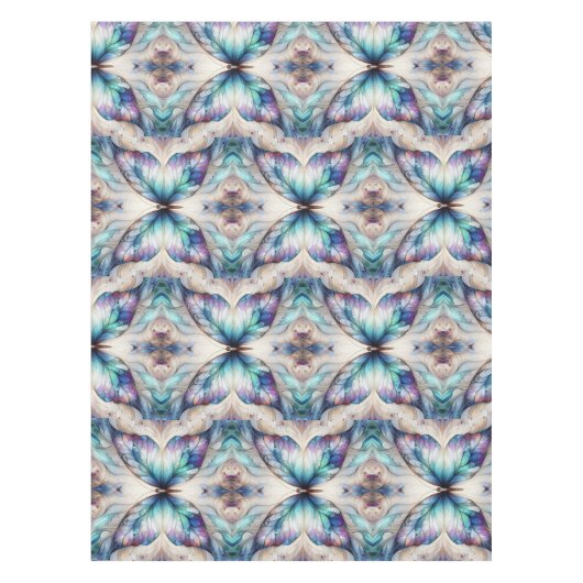 Nappe Modèle papillon abstrait coloré (Devant)