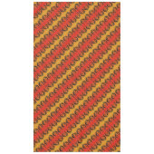 Nappe Modèle sud-ouest Kokopelli Jaune Noir Orange (Devant)