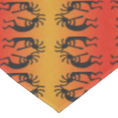 Nappe Modèle sud-ouest Kokopelli Jaune Noir Orange (Angle)