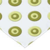 Nappe modèle vert de pois rétro (Angle)