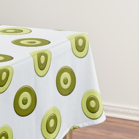 Nappe modèle vert de pois rétro (In Situ)