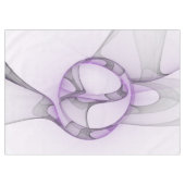 Nappe Modern Abstract Fractal Art Lavender Gray (Devant (Horizontal))