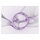 Nappe Modern Abstract Fractal Art Lavender Gray (Devant (Horizontal))