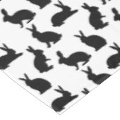 Nappe Modern Black And White Rabbit Pattern Easter (Angle)