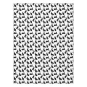 Nappe Modern Black And White Rabbit Pattern Easter (Devant)