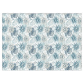 Nappe Modern Blue Water Lilies Monet Style (Devant (Horizontal))