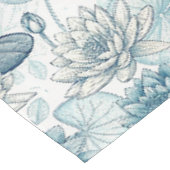 Nappe Modern Blue Water Lilies Monet Style (Angle)