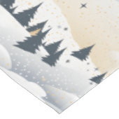 Nappe Modern Blue White Christmas Trees Snowbanks (Angle)