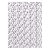 Nappe Modern Boho Floral Pattern Plum White (Devant)