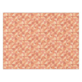 Nappe Modern Geometric Abstract Peach & Terracotta  (Devant (Horizontal))