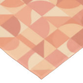 Nappe Modern Geometric Abstract Peach & Terracotta  (Angle)