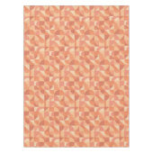 Nappe Modern Geometric Abstract Peach & Terracotta  (Devant)