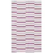 Nappe Modern Mauve and Plum Stripe (Devant)