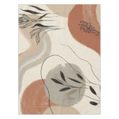 Nappe Modern Minimalist Organic Abstract Shapes Pattern (Devant)