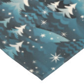 Nappe Modern Navy White Christmas Trees Dark Night (Angle)