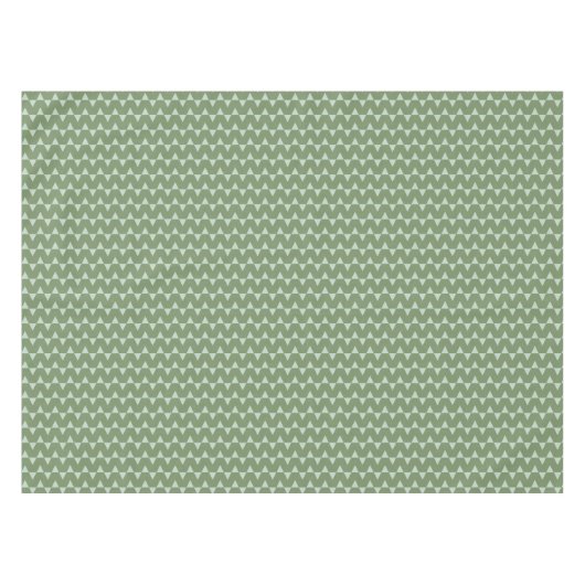 Nappe Modern Sage Green Triangle Christmas Geometric  (Devant (Horizontal))