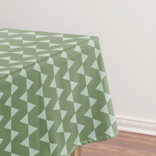 Nappe Modern Sage Green Triangle Christmas Geometric (In Situ)