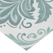 Nappe Modern Teal Nordic Damask (Angle)