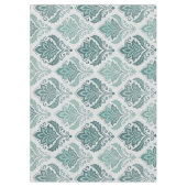 Nappe Modern Teal Nordic Damask (Devant)