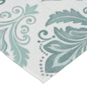 Nappe Modern Teal Nordic Damask (Angle)