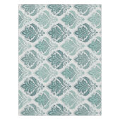 Nappe Modern Teal Nordic Damask (Devant)