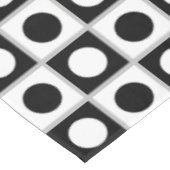 Nappe Moderne Abstrait Noir & Blanc (Angle)
