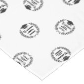 Nappe Moderne Chic Laurel Wreath School Emblem Graduatio (Angle)
