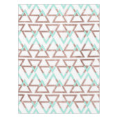 Nappe Moderne Chic Mint Green Rose Parties scintillant o (Devant)