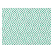 Nappe Moderne chic motif chevron ikat texturé vert (Devant (Horizontal))
