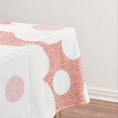 Nappe Moderne Cute Daisy Pastel Pink Terracotta (In Situ)