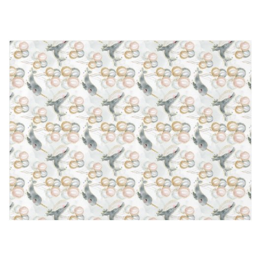 Nappe Moderne Cute Pastel Whimsical Balloon Party (Devant (Horizontal))