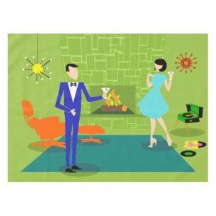 Nappe moderne de couples de la moitié du siècle