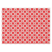 Nappe moderne de Noël rouge et blanc (Devant (Horizontal))