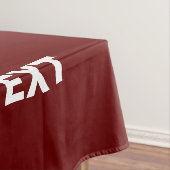 NAPPE MODERNE ÉDITABLE SIMPLE OXBLOOD IMAGE MODÈLE TEXTE (In Situ)