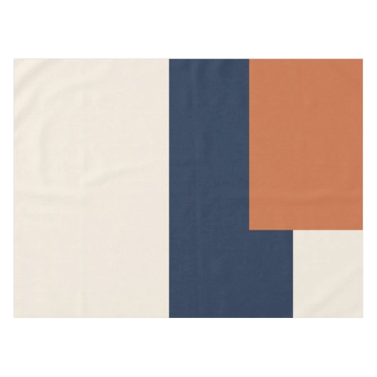 Nappe Moderne Esthétique Abstraite Bloc de Couleur (Devant (Horizontal))