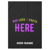 NAPPE MODERNE ET MODERNE PERSONNALISABLE NOIR VÉRIFIÉ (Devant)