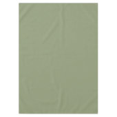 Nappe Moderne Héritage Vert de mousse uni (Devant)