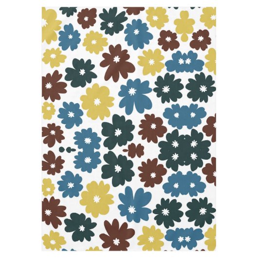 Nappe Moderne motif floral chic (Devant)
