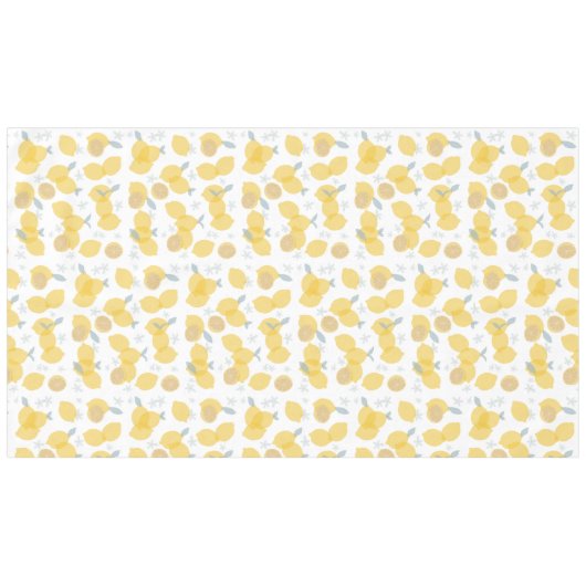 Nappe Moderne Pastel Citrus Lemons Motif (Devant (Horizontal))