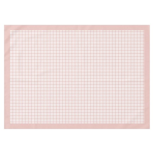 Nappe moderne Rose Gold Check pour Décor (Devant (Horizontal))