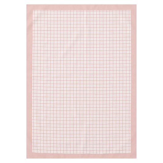 Nappe moderne Rose Gold Check pour Décor (Devant)