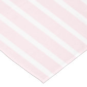 Nappe Moderne rose vif rayures blanches motif chic migno (Angle)