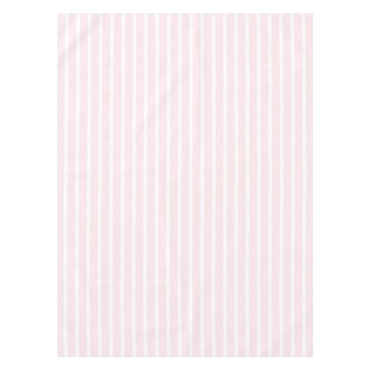 Nappe Moderne rose vif rayures blanches motif chic migno (Devant)
